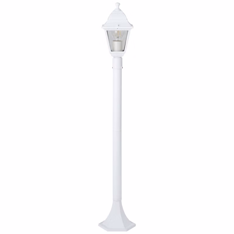 BRILLANTE lampada da terra per esterni Nissie | luce decorativa per sentieri | bianco | 100 cm | 1x E27 max. 60 W | IP44