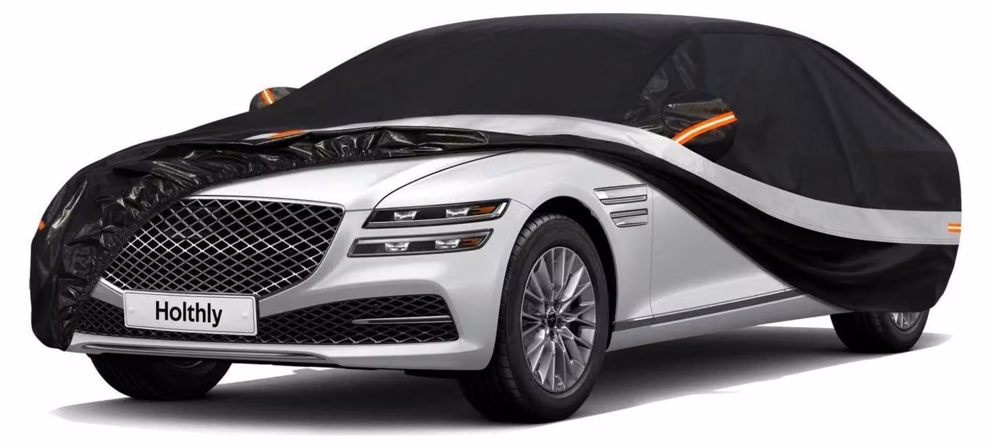 Copertura impermeabile per auto, compatibile con Hyundai Genesis (2014-2016), con 10 strati, ideale per la protezione da polvere e raggi UV, adatta all'uso in garage