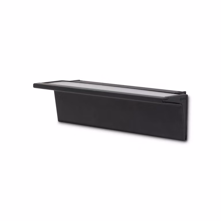 Nemo Applique da parete a LED Zena, dimmerabile, Nero, Soggiorno / Sala da pranzo, Alluminio, Moderno, Applique a LED