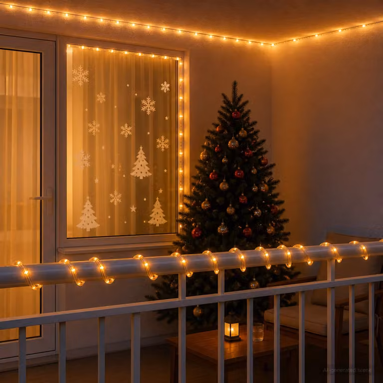 vidaXL Tubo luminoso LED di Natale giallo e trasparente, 20 m con 480 LED