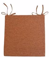 Cuscino seduta Olibò Fascia Carota 29 in misto cotone arancione, sfoderabile, L/P/H: 40 x 40 x 5 cm