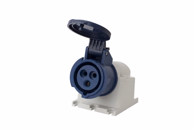 Presa fissa 16A 3P 230V blu IP44 ECO SpeedPRO 23297