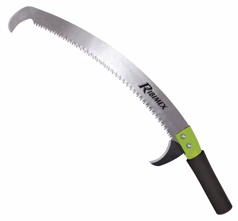 Sega a mano per legno - Lunghezza lama: 380 mm - Lama in acciaio legato - Verde