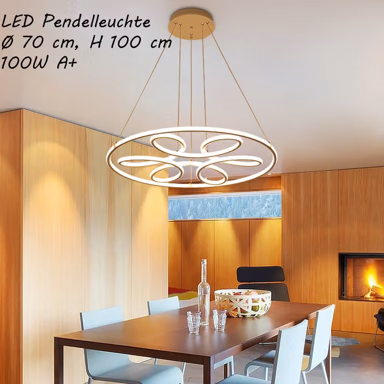 XW808 Luce a sospensione a LED con telecomando, il colore della luce/luminosità è regolabile A+LED luce del soggiorno lampadario a sospensione lampada a soffitto faretto a soffitto Luce a soffitto a LED ..