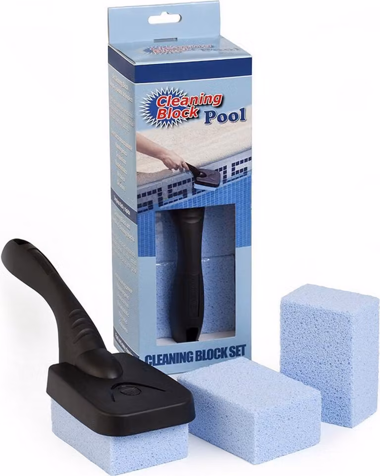 Spazzola curva per piscina Blocco di pulizia 27 cm