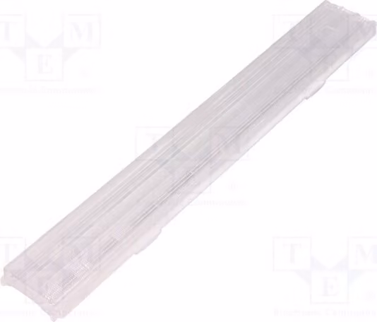 1 lente per LED ad angolo retto, altezza: 12 mm, modello F15952_LINNEA-O-B, lenti trasparenti