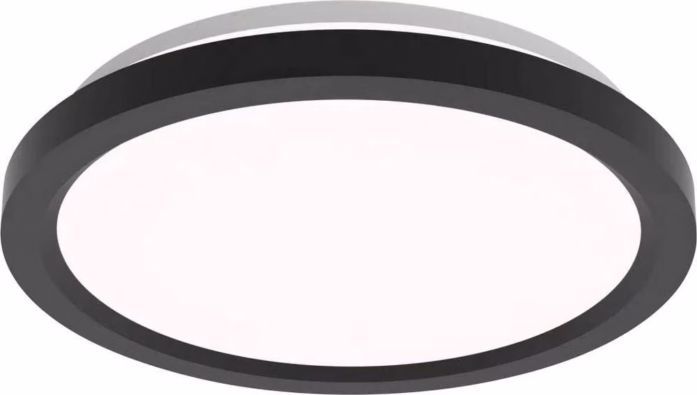 Plafoniera Philips 24W con telecomando, 1 lampadina, LED, IP20, nero