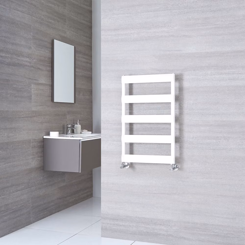 Scaldasalviette di Design a Scaletta - Termoarredo Bagno Bianco - 310W - Gradus