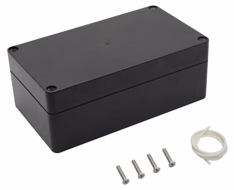 Contenitore di protezione, materiale: plastica ABS, grado di protezione IP65, impermeabile, alloggiamento universale