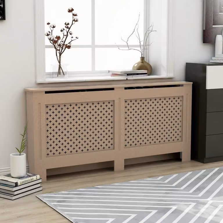 The Living Store Rivestimento per radiatori 172x19x81,5 cm MDF
