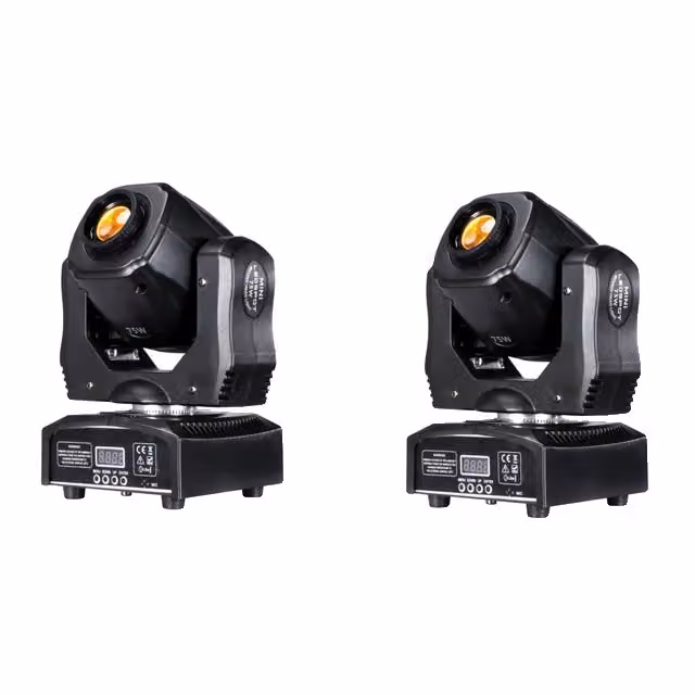 Mini LED a testa mobile, 75W, controllo DMX