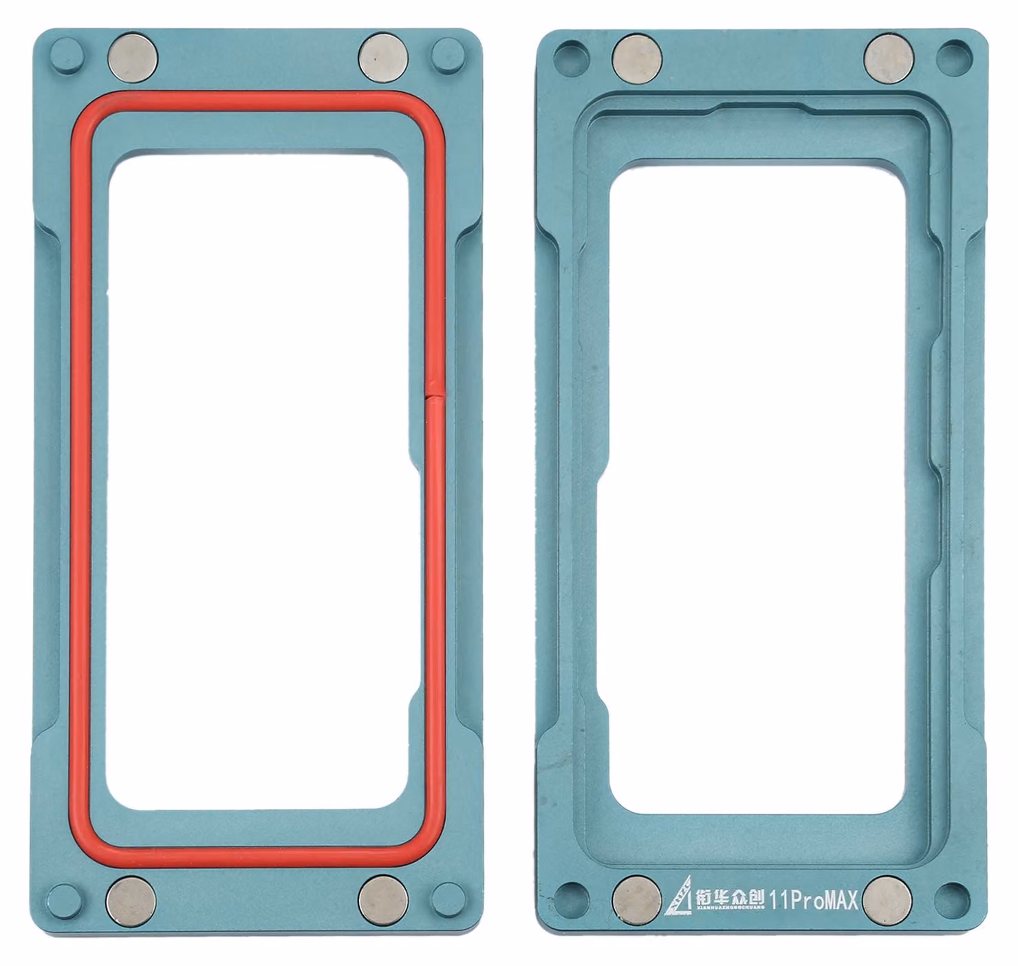 Supporto magnetico in acciaio inox per la riparazione di LCD per iPhone 11 Pro Max