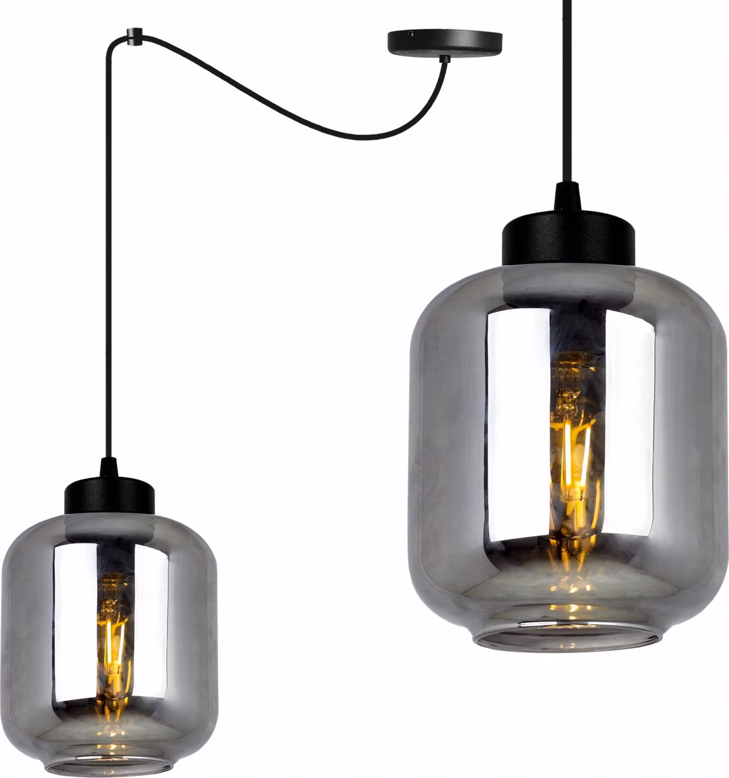 Moderna Ed Elegante Lampada A Sospensione Con Paralume In Vetro