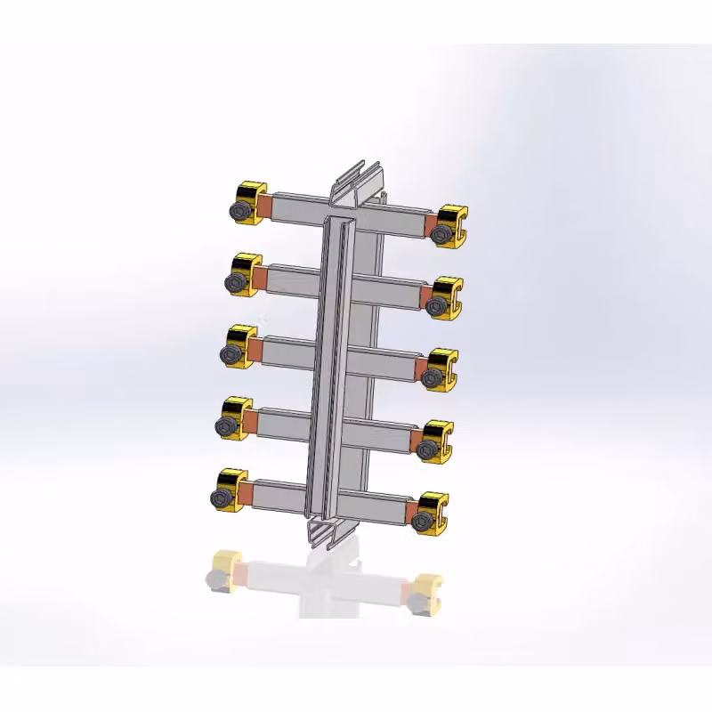 Set di connettori per armadi con sbarre collettrici ABN da 40 mm, da armadio a armadio (NF/NT/NS) 250 A, unipolare GSV102N