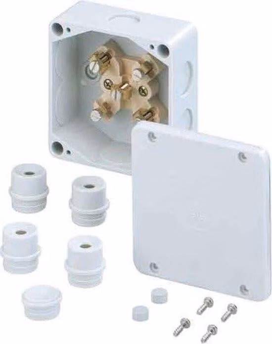 Scatola di derivazione impermeabile 100x100x50 mm IP54 HFR