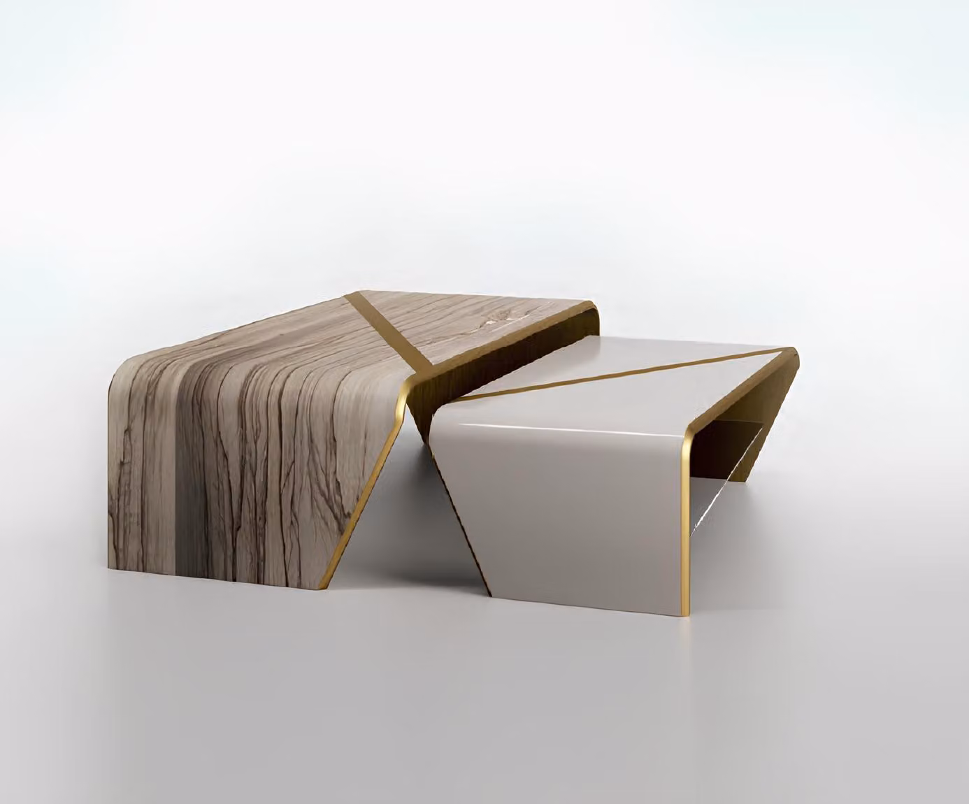 Couchtisch Wohnzimmermöbel Kaffetisch Tisch Design Bizzotto Set 2x Tische