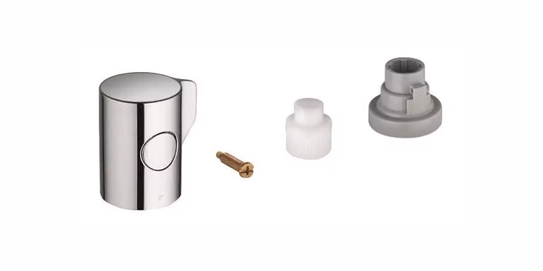 Maniglia di chiusura 47980 con pulsante economy per Grohtherm 800 cromo