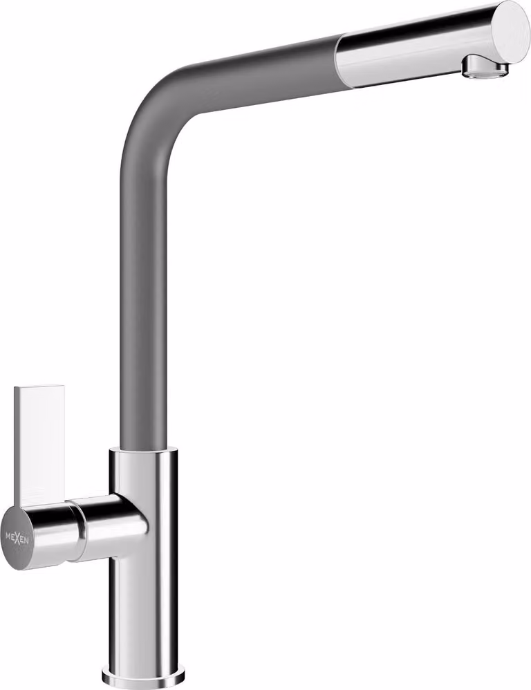 Mexen Flora rubinetto da cucina, cromo/grigio - 670401-06