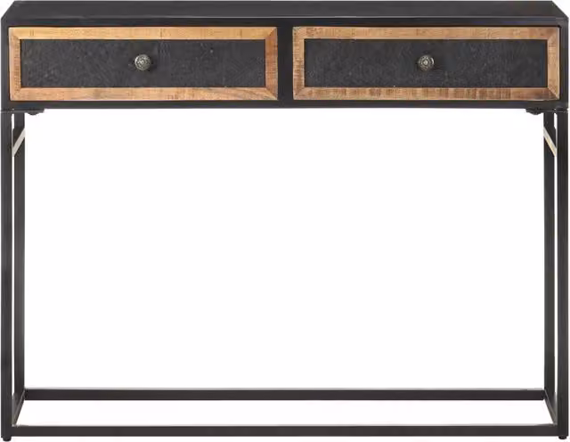 Tavolo Consolle 100x35x75 cm in Legno Massello di Mango 323151