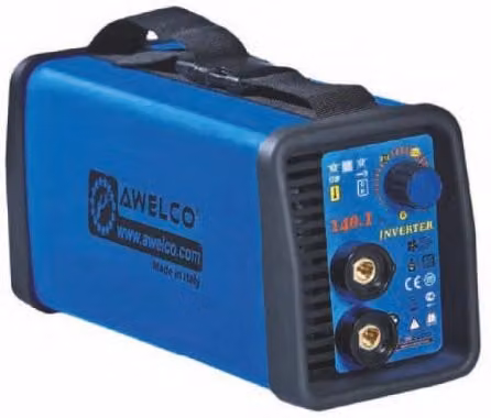 Saldatrice a Elettrodi MMA Inverter Awelco Mikro 140.1 Blu con Valigetta