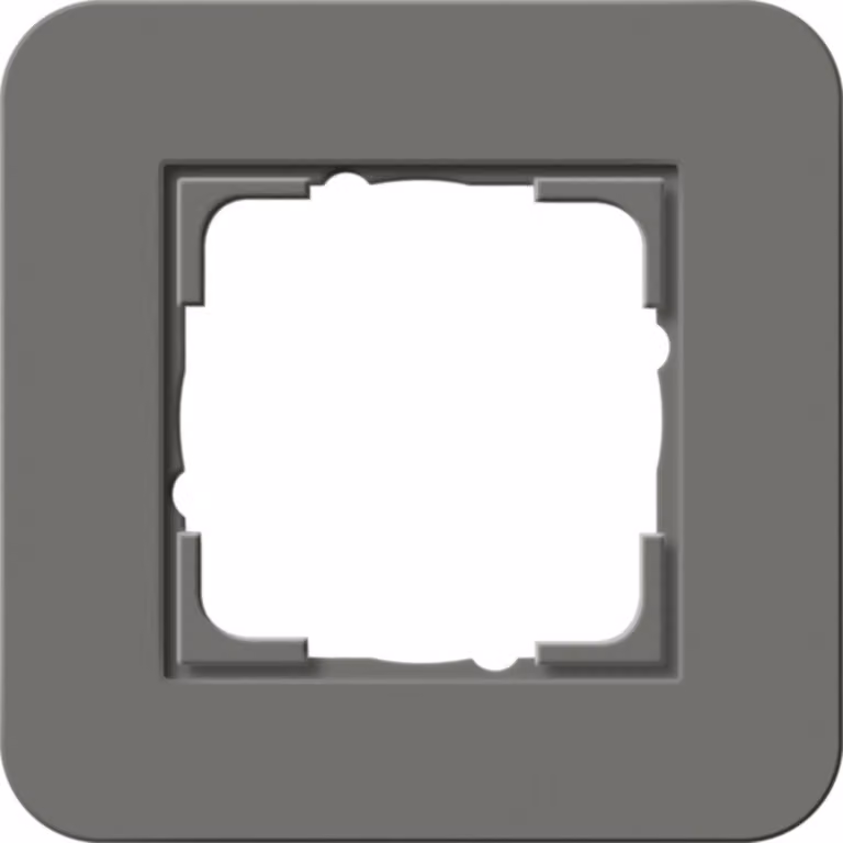 GIRA 0211 423 Colore del prodotto: Antracite, Grigio, Compatibilità marca: GIRA, Design: Senza viti (0211423)
