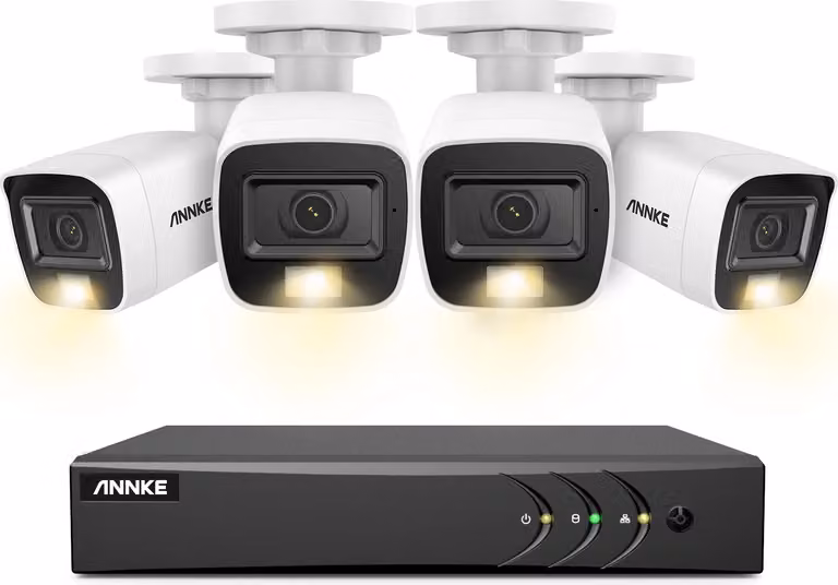 sistema di sicurezza 8CH DVR CCTV, risoluzione 5MP Ultra HD, visione notturna a infrarossi, telecamera CMOS 3K, Nessuno