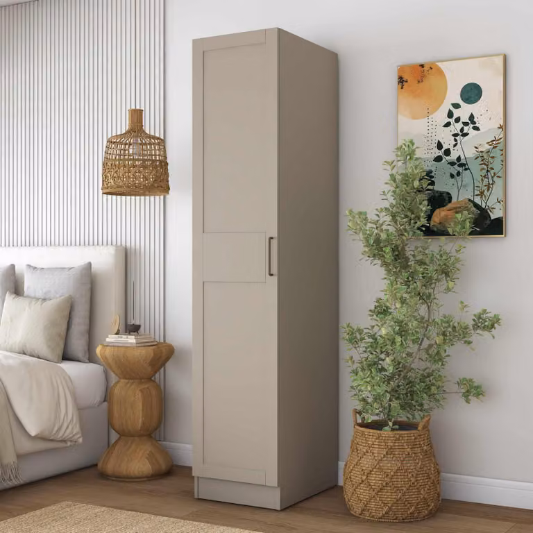 Skye Decor, armadio di alta qualità, color sabbia, 45 cm | 100% melaminico | Montaggio a parete