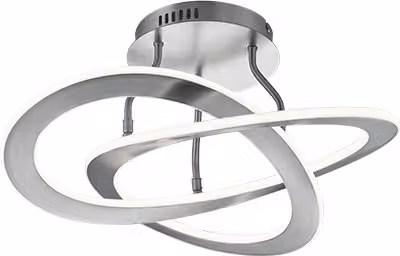 Lampada Piantana Led Dimmer 25W Acciaio Satinato 53 cm Oakland GD Trio