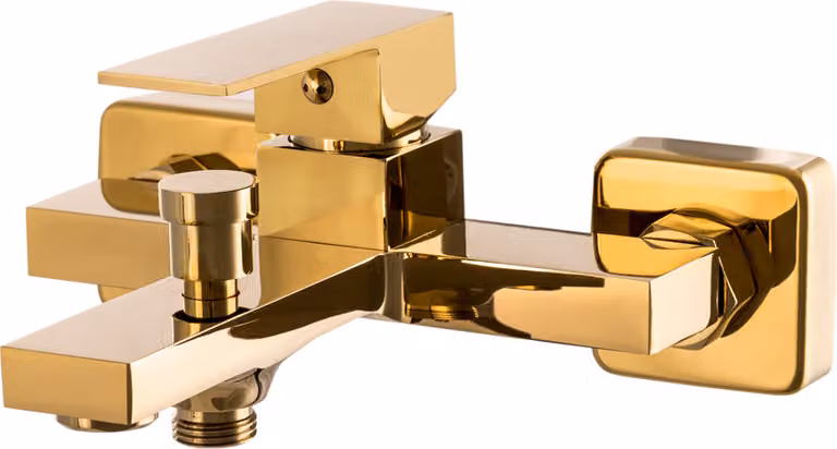 Granitan - Rubinetto per vasca da bagno - quadrato - Oro - Rubinetti da bagno - ISTER