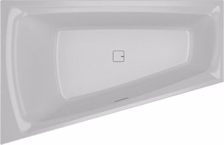 RIHO Still Smart baignoires d'angle, avec cas Riho, à encastrer, 170x110x50cm, 240 Betteres, 2 places, blanc brillant, B102009005, B102009005