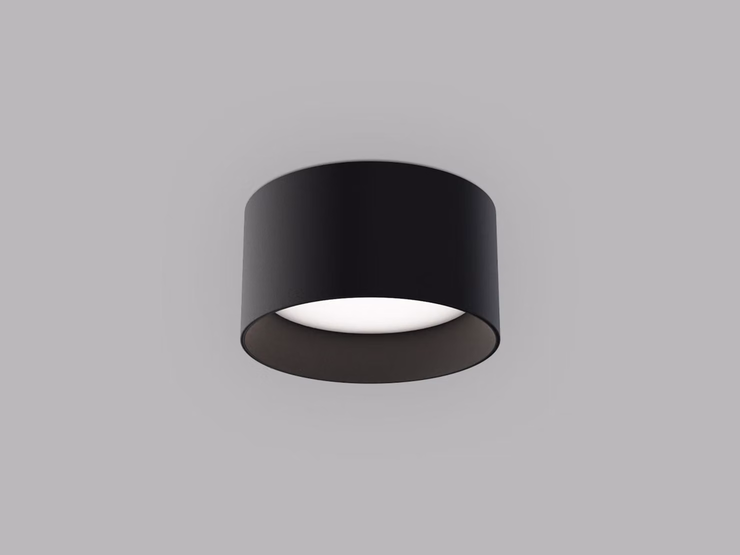 LED2 1480253DTW Plafona ZETA ON S, B DALI TW/PUSH TW 15W 3000K-4000K UGR nero