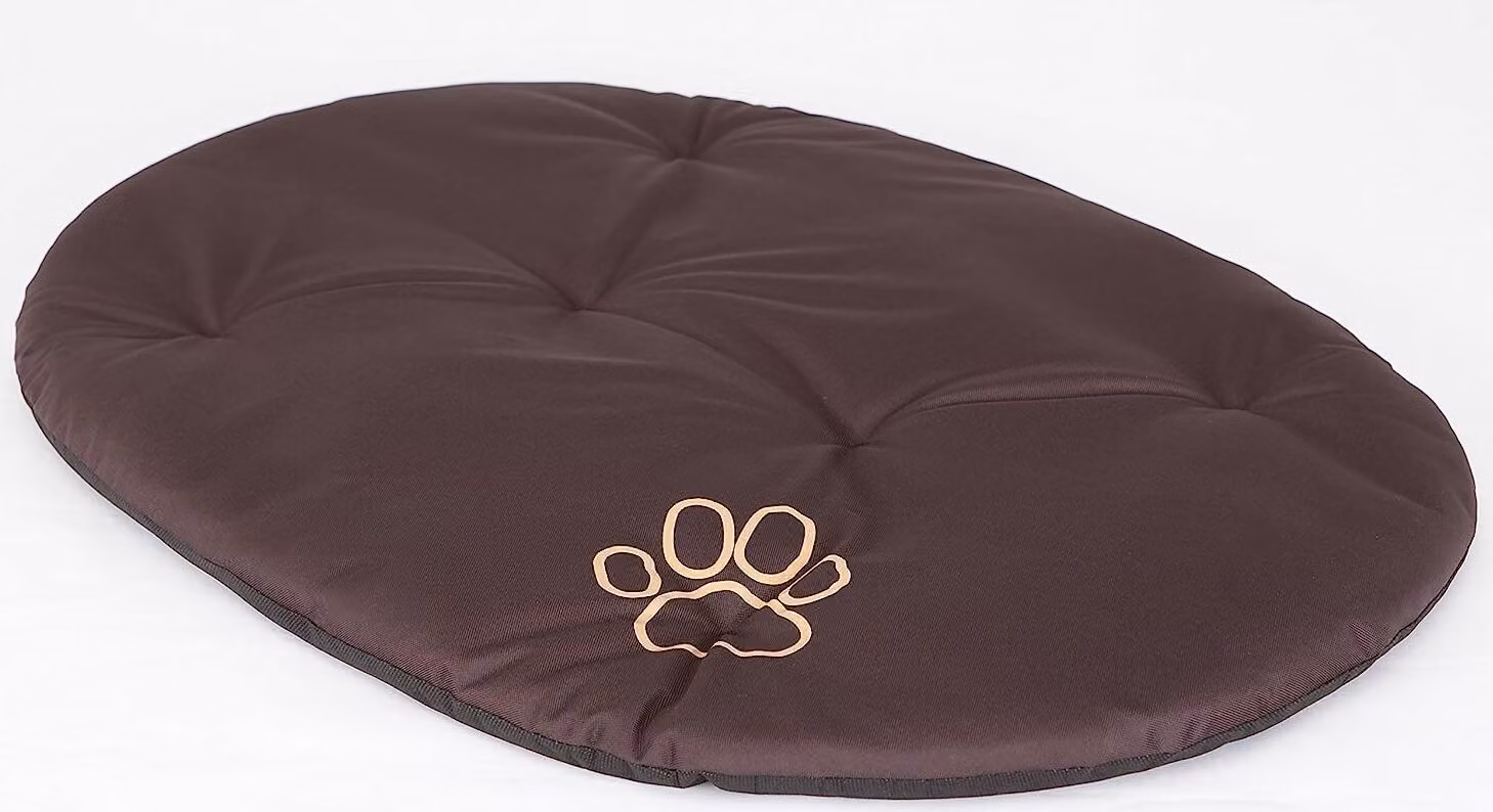 Cuscino per cani Cesto per cani Cuscino per cani Cuccia per cani Letti imbottiti per cani grandi R7 - 79 x 59 cm Marrone scuro