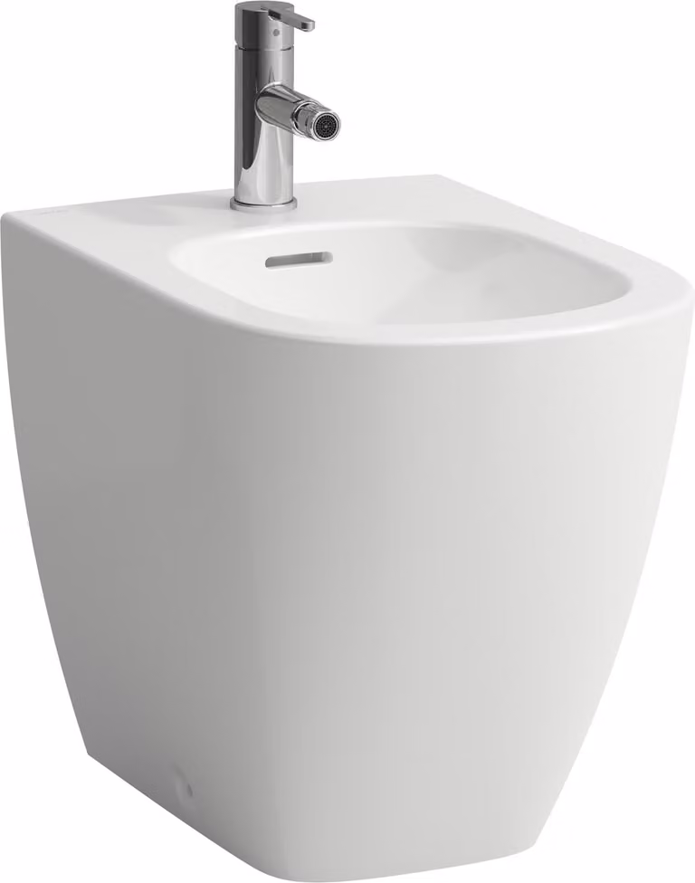LAUFEN LUA Bidet au sol, avec trop-plein, 1 trou pour robinet, 360x520mm, robinets d'angle intérieur, H8320810003021, H8320810003021