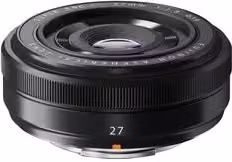 Obiettivo Fujifilm XF 27mm f/2.8 R WR Black per serie X