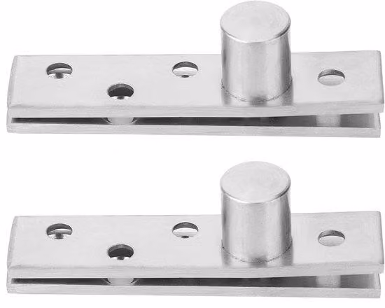 Serrature per porte wireless da 75 mm - Cerniere rotanti - Acciaio inossidabile - Facili da installare - Resistenti - Adatte per porte d'ingresso