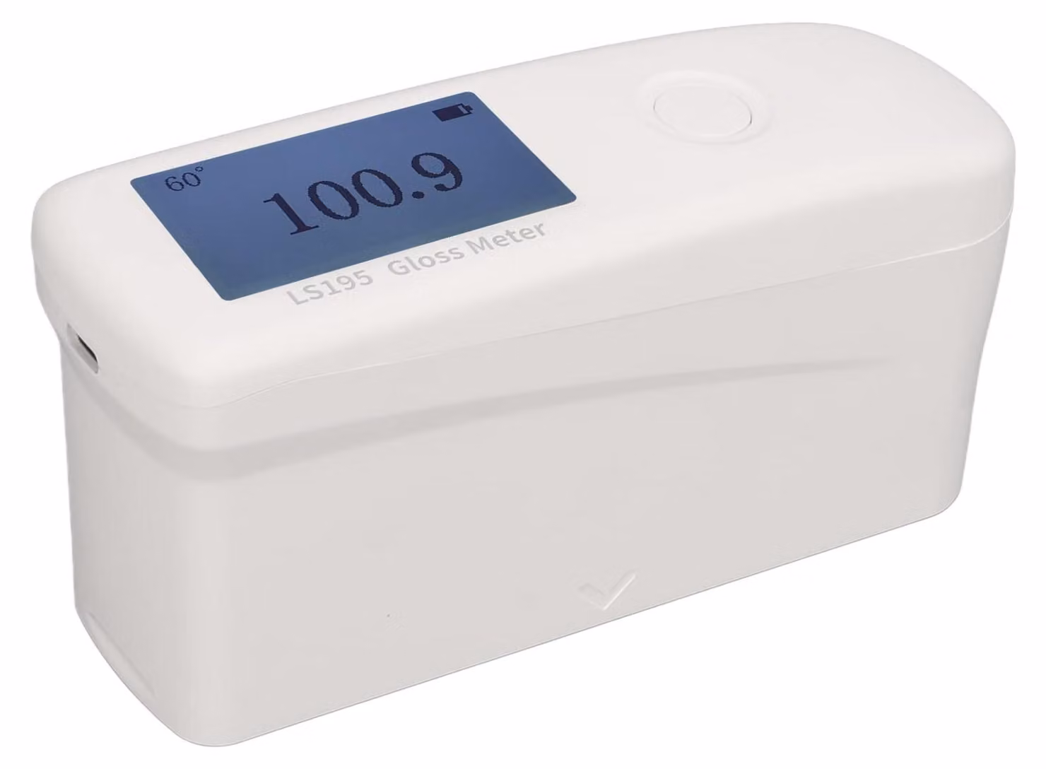 Misuratore di lucentezza digitale, angolo 60°, intervallo 0–200 GU, con autocalibrazione, alimentato a batteria