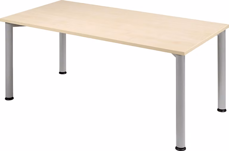 Geramöbel scrivania Stockholm 160 X 80 acero/argento