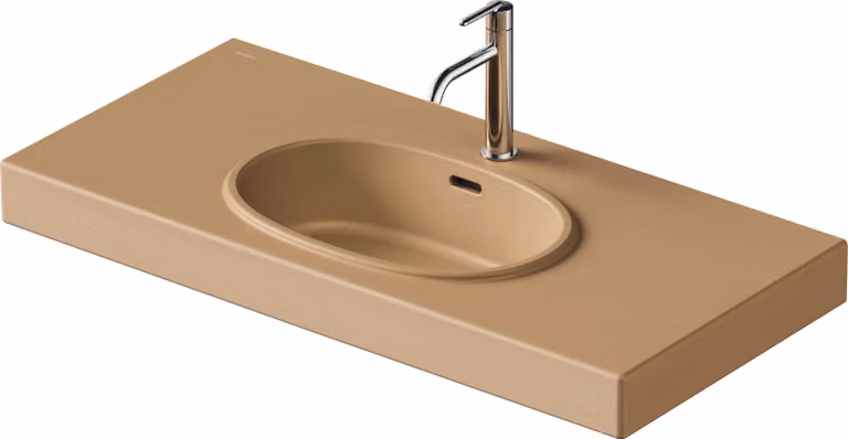 Duravit Balcoon lavabo, 1 trou pour robinet, avec trop-plein, largeur 1000mm, 241210AM00, 241210AM00