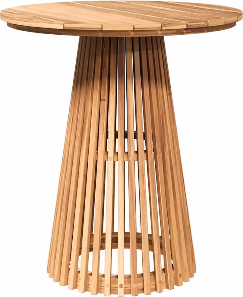 Tavolo laterale Marrone 70 x 70 x 75 cm Legno di teak solido