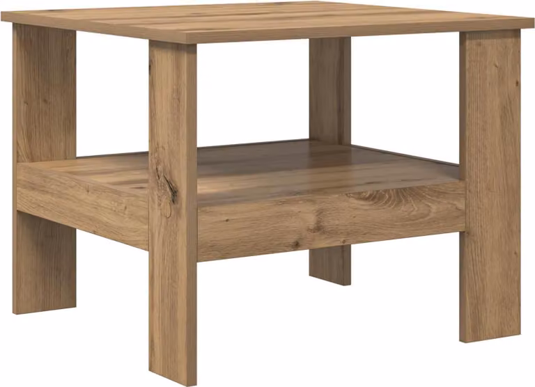 Tavolino da salotto Rovere artigianale 57 x 55 x 45 cm