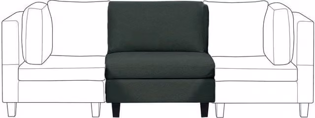 Poltrona imbottita Beliani in tessuto verde con struttura in legno stile scandinavo per soggiorno L: 76 cm, P: 76 cm, H: 72 cm