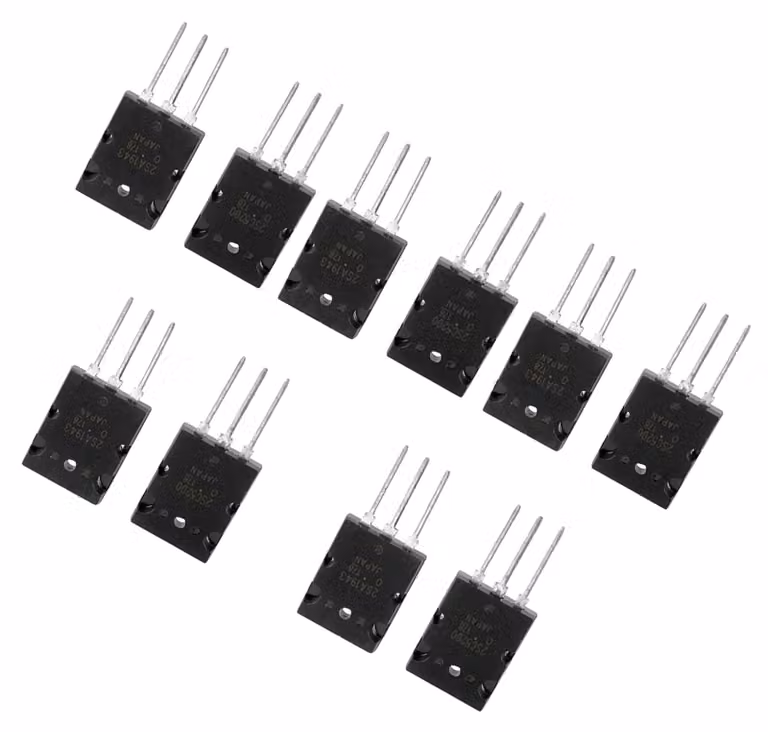 Transistor, confezione da 5 paia, modelli 2SA1943 e 2SC5200, ad alta potenza, per applicazioni audio
