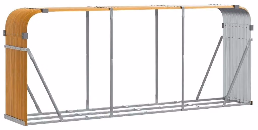 Capanno in acciaio zincato, dimensioni 234x45x100 cm