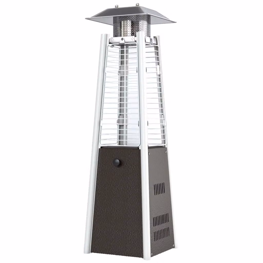 Stufa a Gas Portatile XYLO 3000W a Butano Argento e Bronzo con Sistema Antiribaltamento – 2