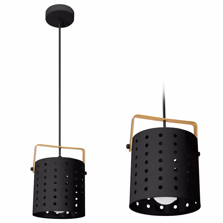 Lampada tooLight App956-1Cp Round 20Cm Black