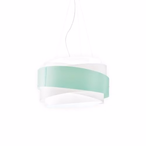 LINEA ZERO Lampadario a sospensione BEA cinque luci Verde diametro 60x h38 cm