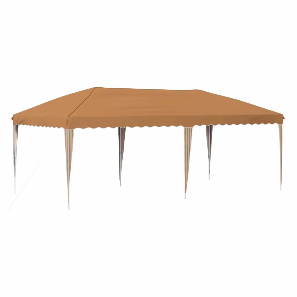 Gazebo a pop-up per feste beige L: 575 cm, P: 290 cm, H: 245 cm – 2