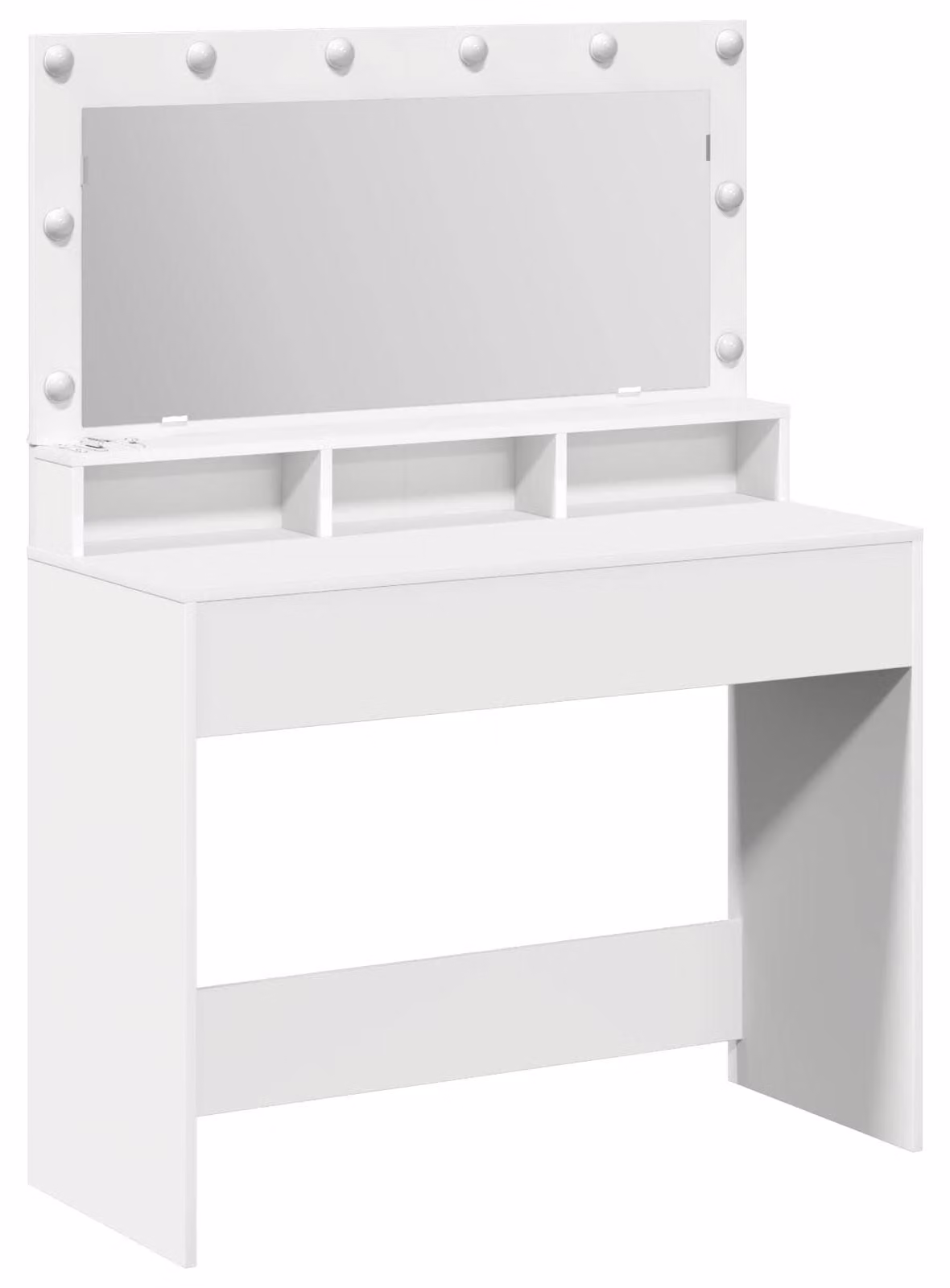 Tavolo da Trucco Bianco 100 x 41 x 135 cm Legno multistrato