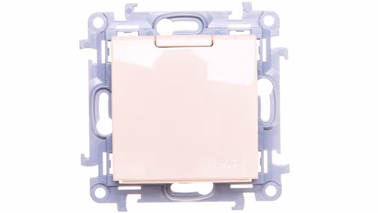 Simon 10 Presa singola con guarnizione in crema 16A 250V IP44 CGZ1B.01/41