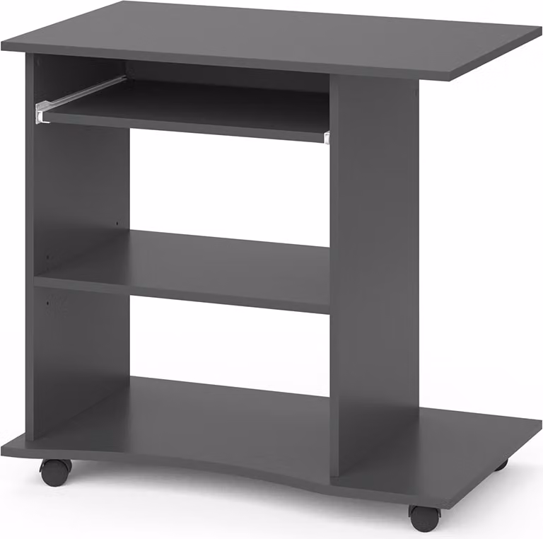 Scrivania con ruote Vicco Harm Antracite 80 x 50 cm, Model 36914